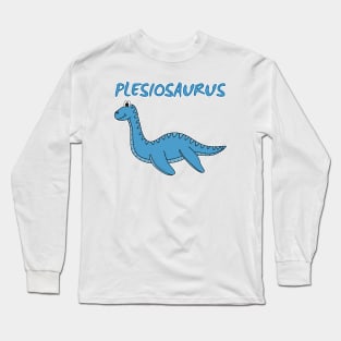 Plesiosaurus Dinosaur Funny Long Sleeve T-Shirt